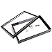ZLY Jewelry Rings Display Tray Velvet 100 Slot Case Box Jewelry Storage Box