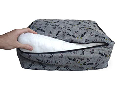 Fábrica Pet Cama Disney Polegar Mickey - P, Cinza