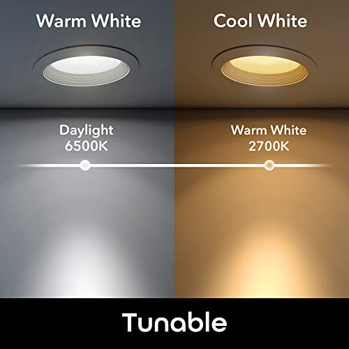 Image of Geeni LUX Drop Wi-Fi LED Light Bulb, Tunable White (2700K-6500K), 1-Pack | Dimmable BR30 bulb, 65-watt equivalent, no hub required, works with Amazon Alexa, Google Home