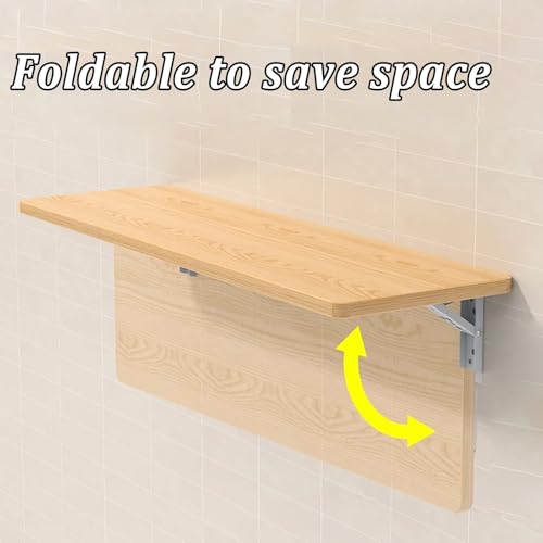 Bureau flottant pour mur compact et robuste table murale gain de place
