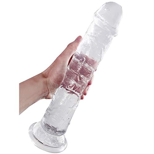 BDSMAGE 25cm Consolador Realistico, suave y realista, Consoladores con fuerte ventosa, juguetes eróticos para pareja sexuales, Pene Realista Plug Anal Dildo (XL)