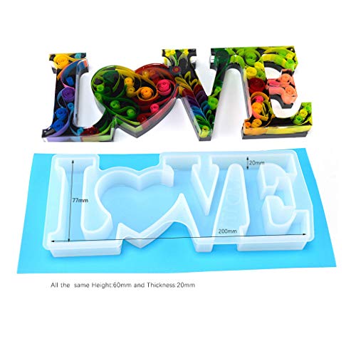 Buwei 6 cm / 2,4Stampi per segni di Parole Fatte