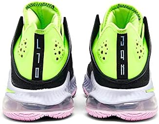 Nike Tênis de basquete Lebron 19 Low, Preto/Verde Fantasma - Roxo