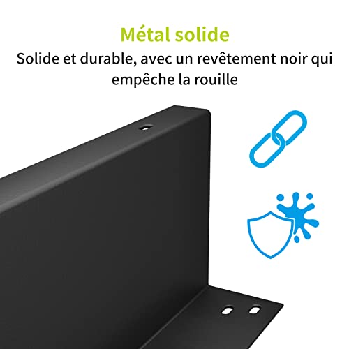 Tiroir-caisse support en acier robuste ACROPAQ fixation invisible sous table - 3