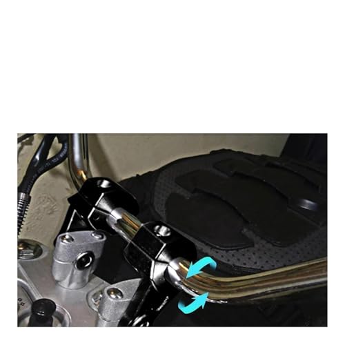 Colliers de serrage guidon moto pivotants pour ajuster la hauteur