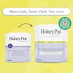 The Honey Pot Company - Sanitary Pads for Women - Non-Herbal Overnight w/Wings - Organic Cotton Cover, & Ultra-Absorbent Pulp Core - Feminine Care - FSA & HSA Eligible - 12 ct - Image 2
