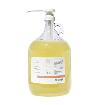 Waxelene Hand Wash, Free And Clear, Gallon Size, 3.8lt, For Sensitive Skin Safe, eczema, psoriasis, dermatitis, biodegradable, reef safe