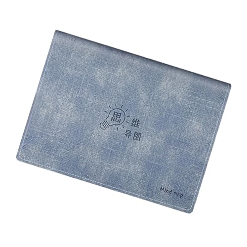 YWLUUOO Refillable PU Leather Mind Map Notebook with 9 Rings Binder Covers for Students Professional Note Taking Brainstorming Detachable Notebook - Image 8