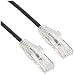 Produktbild STARTECH.COM Cat6 Patchkabel (schmal, Cat6, snagless, RJ45-Stecker, Gigabit-Ethernet-Kabel, 28 AWG, 1 m) Schwarz