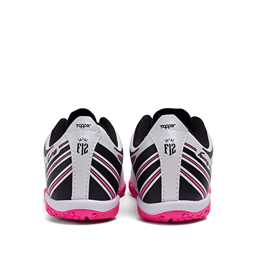 Chuteira Futsal Infantil Topper Falcão TD Branco - 30