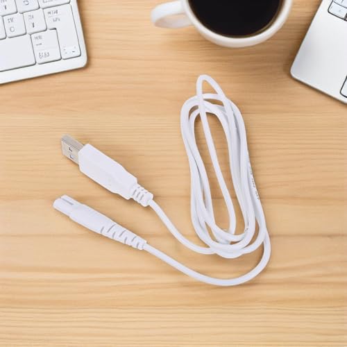 SEWOART Cable de Carga USB Multiusos 1,24 M 2 Piezas Doble Núcleo de Cobre para Dispositivos de Belleza y Limpieza Dental Carga Rápida para Afeitadoras Eléctricas Cuidado Personal Hogar - imagen 5