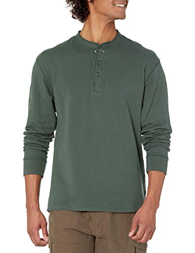 Mountain Khakis Men's Trapper Henley, Hunter Green, Small