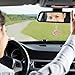 Bittwee Bling Lip Diamond Car Hanging, Crystal Rinestones Auto Rear View Mirror Charms Ornament, Lucky Vehicle Interior Pendant Decoration Accessories, Universal for SUV Sedan Truck(Pink)