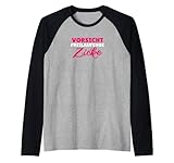 Vorsicht freilaufende Zicke Frauen Freundin Zicken Raglan