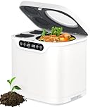 Advwin Electric Kitchen Composter, 4L Smart Food Waste Composting Machine with Auto-Cleaning & OdorLock Technology | 500g Active Carbon