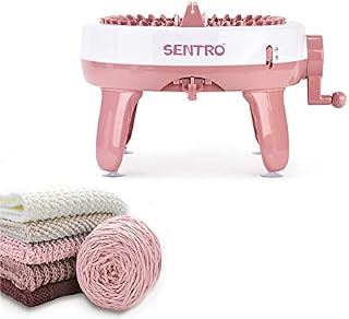 Knitting Machine, Yohencin 40 Needles Knitting Loom Smart Weaving Loom Knitting Round Loom, Knitting Board Rotating Double Knit Loom Machine for Kids and Adults