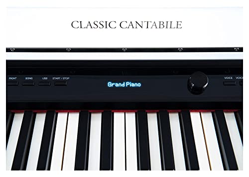 Classic Cantabile UP-1 WM Piano Droit Numérique – 88 Touches pondérées avec clavier à marteaux – Synthetiseur avec USB… - Les Beatles, Paul McCartney, John Lennon, RIngo Starr, George Harrison Classic Cantabile UP-1 WM Piano Droit Numérique - 88 Touches pondérées avec clavier à marteaux - Synthetiseur avec USB… – Image 5