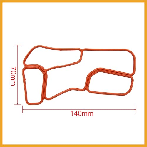 Image of Engine Oil Filter Housing Gasket Set for Mercedes-Benz 2721840080 2721840280 Replacement