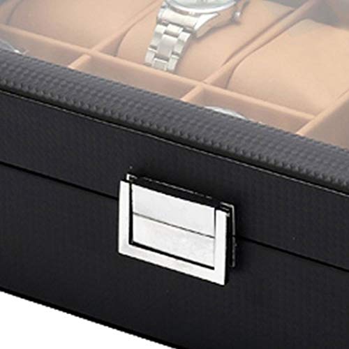 Boîte de lunettes pour machines à lune rangement transport rigide en cuir de carbone XJBTBA