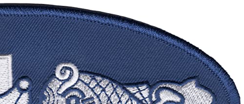Us Navy Enlisted Submarine Qualification Insignia Large Dolphins Patch #TOP23