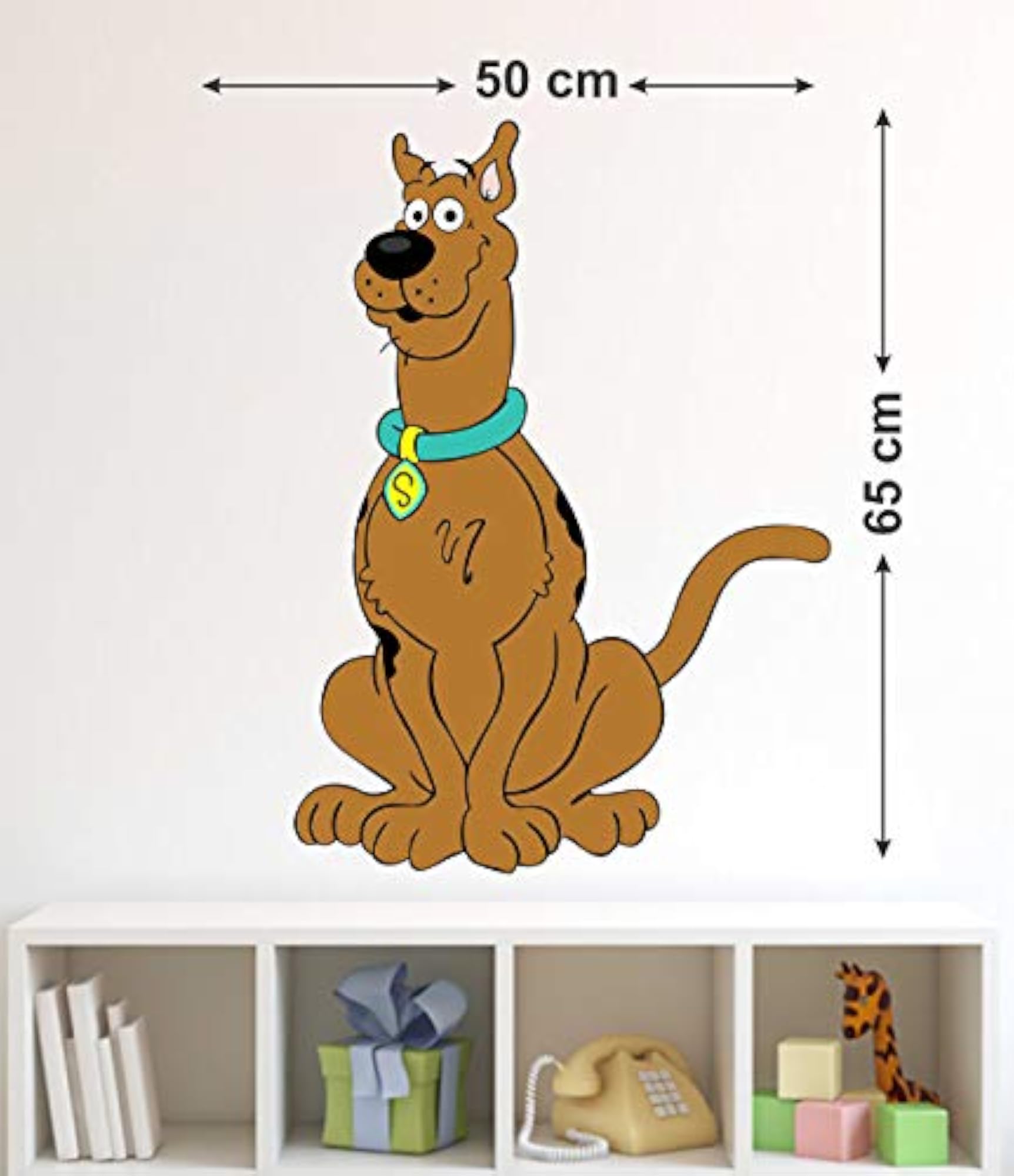 Scooby Doo Large Vinyl Wallsticker for Home Decoration