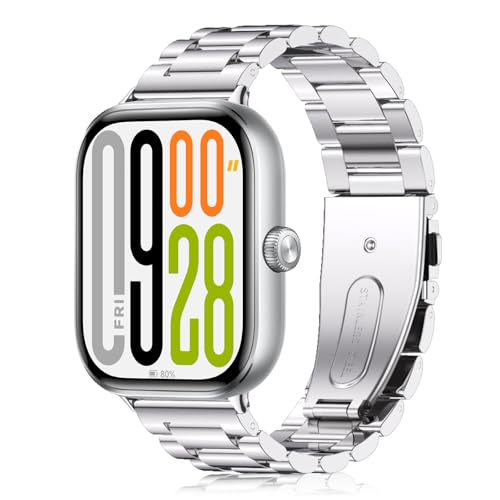 [LuFiYa] �����o���h (�V���I�~) Xiaomi Redmi Watch 6 / Redmi Watch 5 / 4�Ή� �Ή� ���� ���v�o���h �X�e�����X�� ���������x���g �X�g���b�v ���v�x���g (�V���o�[)
