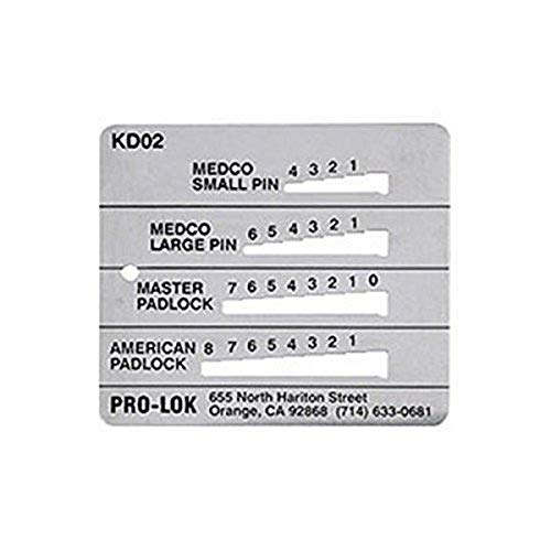 Pro-Lok - KD02 Key Decoder - Medeco, Master & American