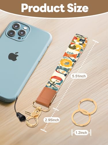 Image of Wristlet Keychain for Women and Men, Key Chain Holder, Wrist Lanyard for Keys