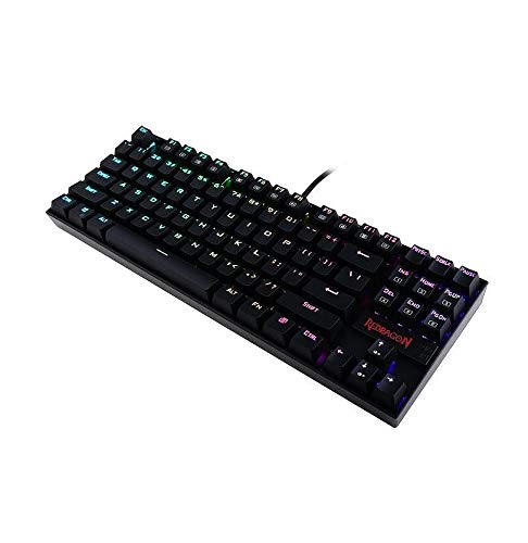 Teclado Mecânico Gamer RGB Kumara com Switch Outemu Padrão ABNT-2, Redragon