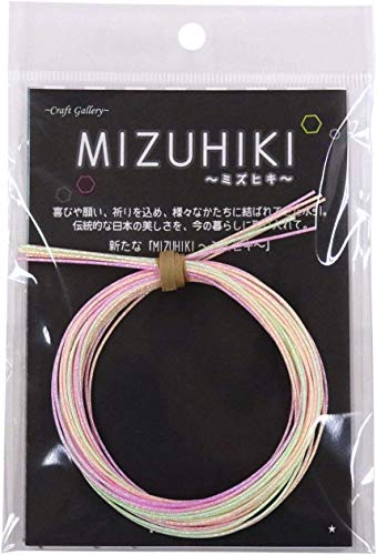 KIYOHARA Craft Gallery MIZUHIKI ミズヒキ アソート 3色×各2本 オーロラ オレンジ × グリーン × パープル CGMA-03/02