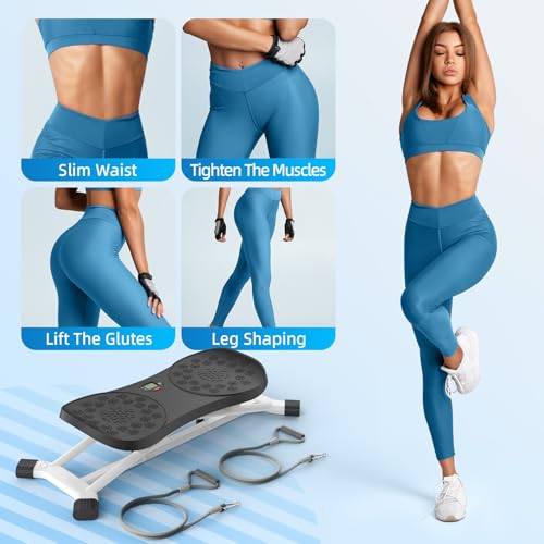 Image of 2025 New Ski Simulator Machine,Stridon Balance Board with Resistance Bands&LCD Monitor for Full Body, Noiseless Ski Exercise Machine for Skiing Beginners, Home Use