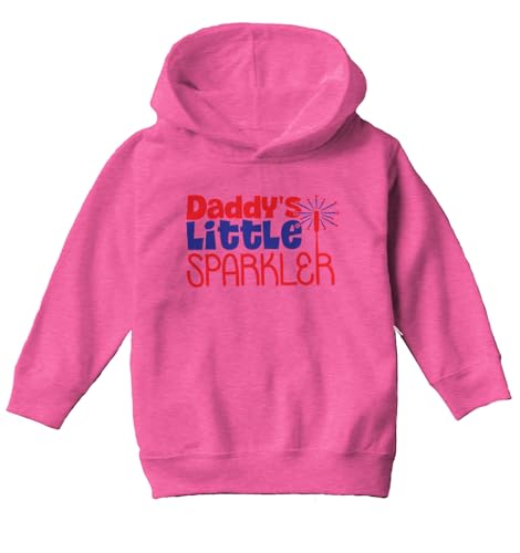 Haase Unlimited Daddy's Little Sparkler - Firecracker Toddler/Youth Fleece Hoodie2