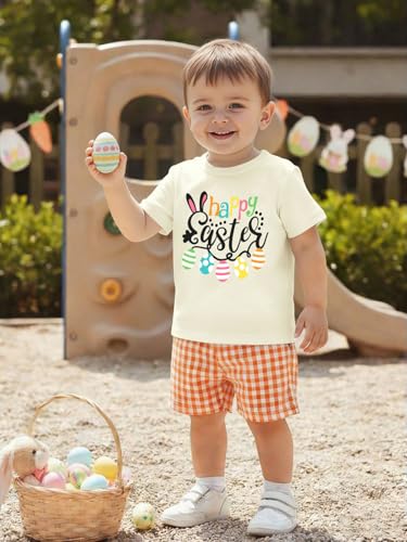 YZMI Toddler Girl Easter Shirt Cute Happy Easter Tshirt Kids Funny Bunny Graphic Tee Tops 4T C-Apricot YZMI Toddler Girl Easter Shirt Cute Happy Easter Tshirt Kids Funny Bunny Graphic Tee Tops 4T C-Apricot - Image 6