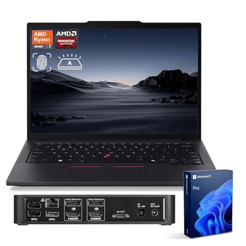 Lenovo ThinkPad T14 �r�W�l�X�m�[�g�p�\�R���A14�C���` FHD+ �^�b�`�X�N���[���AAMD Ryzen 7 8840U�AAMD Radeon 780M�A16GB DDR5�A1TB SSD�A�o�b�N���C�g�t��KB�A�w��AWi-Fi 6E�AW
