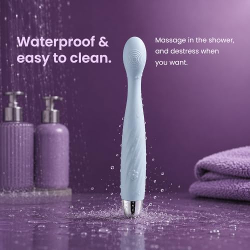 Image of Aura Body Massager | Wireless Handheld Personal Use Silicone Massager with Medical Grade | 10 Vibration Patterns & 8 Intensity Level for Body Pain Relief