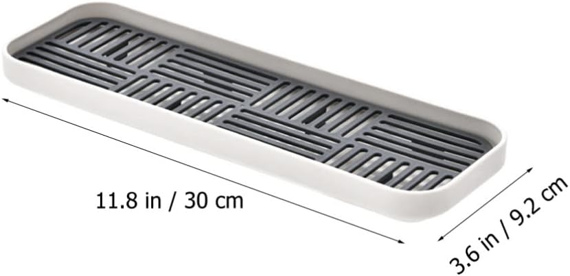 DOITOOL Dish Drying Tray Double-Layer Drain Tray Sink Dish Drainer Easy-Clean Countertop