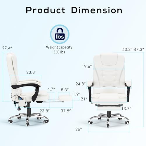 Esright 13058 Heated Massage Office Chair thumb #2