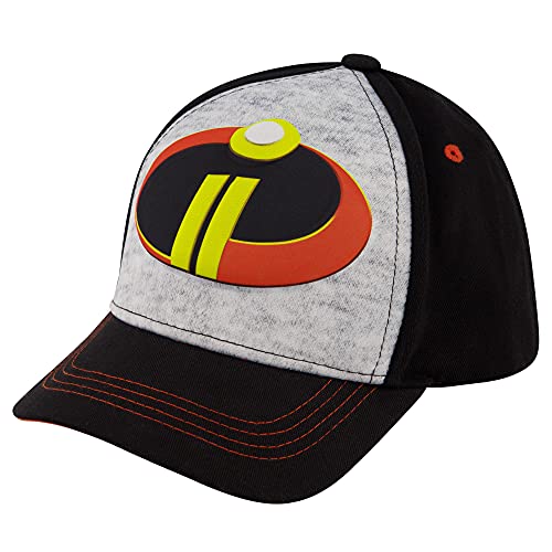 Casquette Les Indestructibles Disney en textile noir respirant pour bambin taille 2-4T