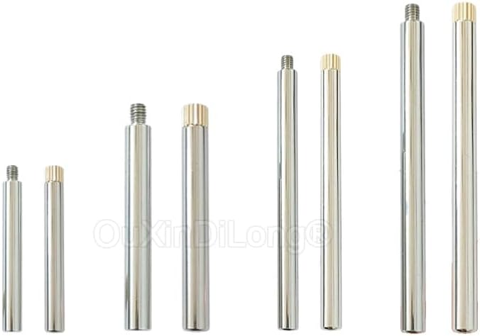 500PCS Acrylic Tabletop Floating Frame Holder Standoff Screws Advertising Nails for Glass Artwork and Sign Displays GF1382 - (Color: 6X50MM)