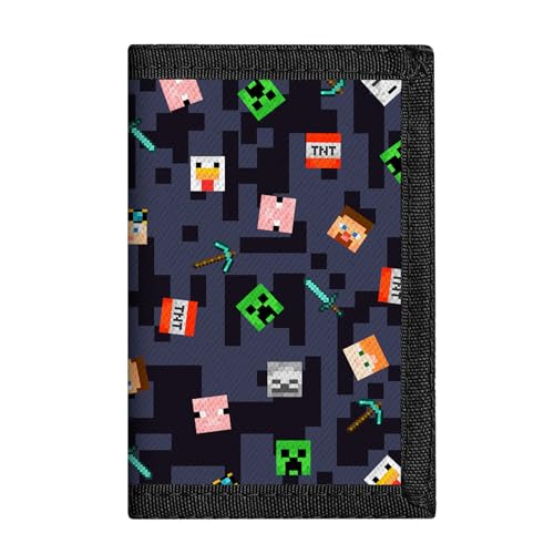 bdqpin Kids Wallets for Boys Girls Teen Cheap RFID Trifold wallet for 4-6-8-10-12-14Ages Toddler/Youth Wallet for kids with Zipper Coin Pocket Novelty Wallet for kids Birthday/Christmas Gifts-FK0019