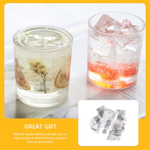 Cera transparente de material natural para fabricar velas estéticas 5