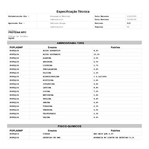 Whey Protein 80% Concentrada Hilmar Importada (Granel100g )