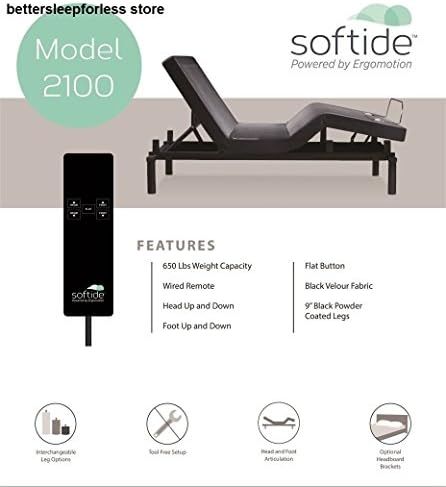 Ergomotion Adjustable Bed Base 2100 Full Long-White Glove Delivery