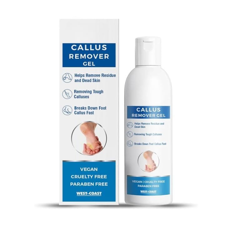 Remover for Feet | Callus Remover Gel | Feet Dead Skin Remover | Foot Cream for Cracked Heels | Foot Cleaner for Dead Skin | Urea, Coconut Oil & Aloe Vera | For Men & Women-image-37