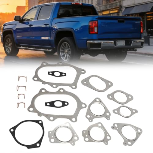 Image of Turbo Mounting Gasket Kit for Chevy GMC Silverado Sierra 6.6L Duramax, Replace for GS33678