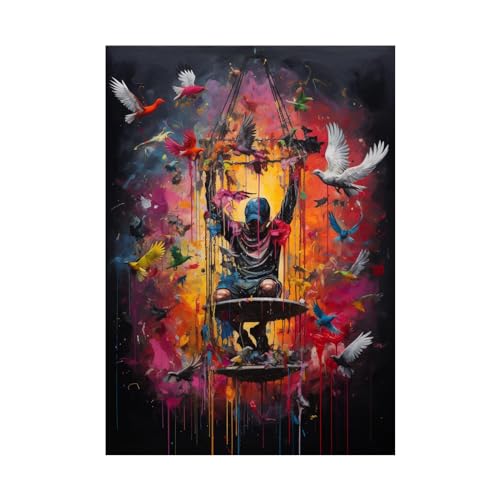 Art poster decoration SIVAJI pour habiller un mur vide sans cadre