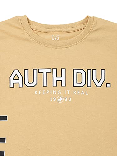Image of JACK & JONES Boy's Printed Regular Fit T-Shirt