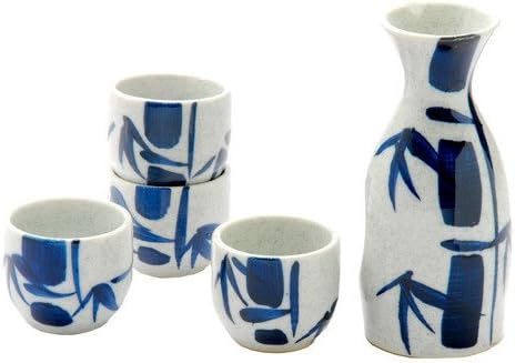 Fuji Merchandise SE70-WB 1:4 Sake Set, One Size, Blue