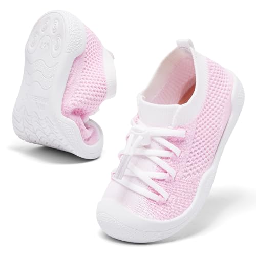 TODDLLUBY Toddler Sneakers - Soft Slip-Resistant Sole