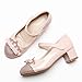 SOFTKIDS Girls Dress Shoes Low Heel School Girls Wedding Party Mary Jane Princess Pump Shoes